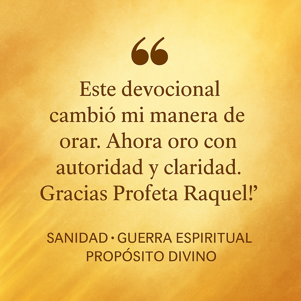 🕊️ Devocional Profético de 30 Días: Guerra, Sanidad y Propósito