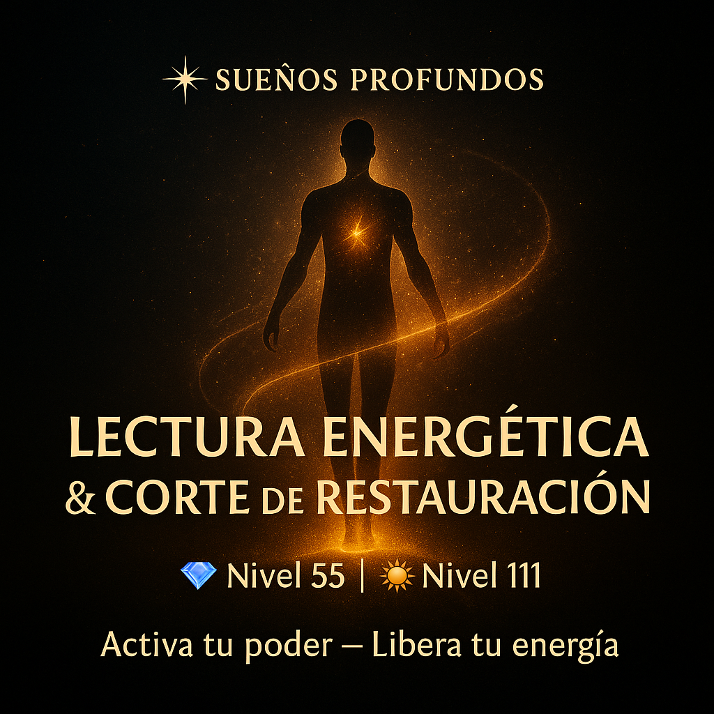 Sueños Profundos – Lectura Energética y Corte de Restauración