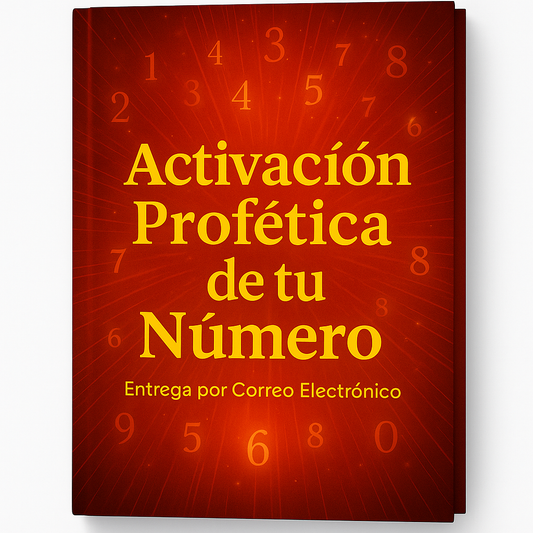 Activación Profética de tu Número – Entrega por Correo Electrónico